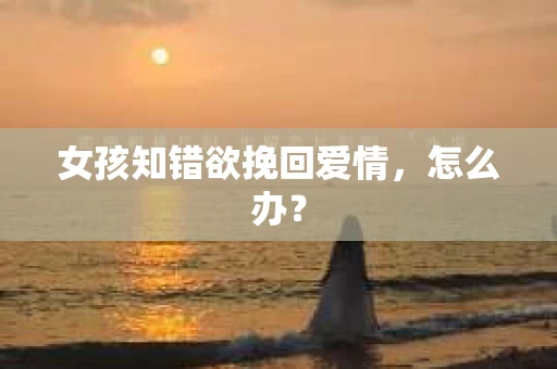 女孩知错欲挽回爱情，怎么办？