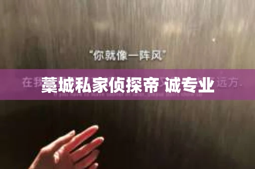 藁城私家侦探帝 诚专业