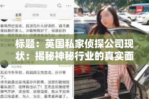 标题：英国私家侦探公司现状：揭秘神秘行业的真实面貌