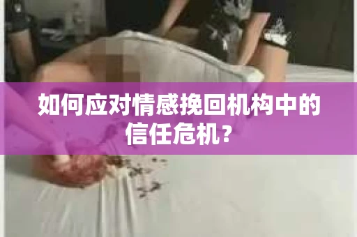 如何应对情感挽回机构中的信任危机？