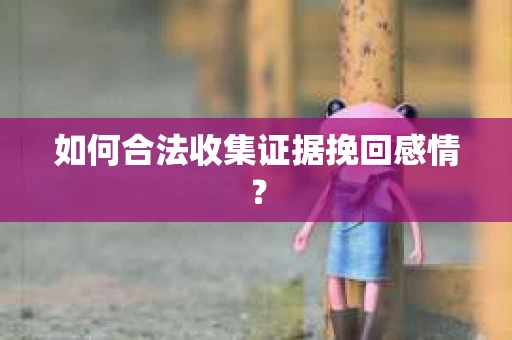 如何合法收集证据挽回感情? 如何合法收集证据挽回感情?